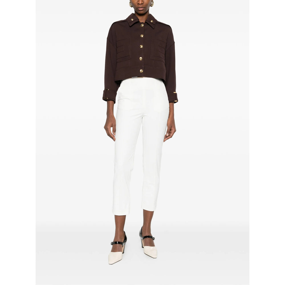 Elisabetta Franchi Outerwears - Marrone | 851b62f1a8319f77a6cd9be56018e5b629c8b1d2