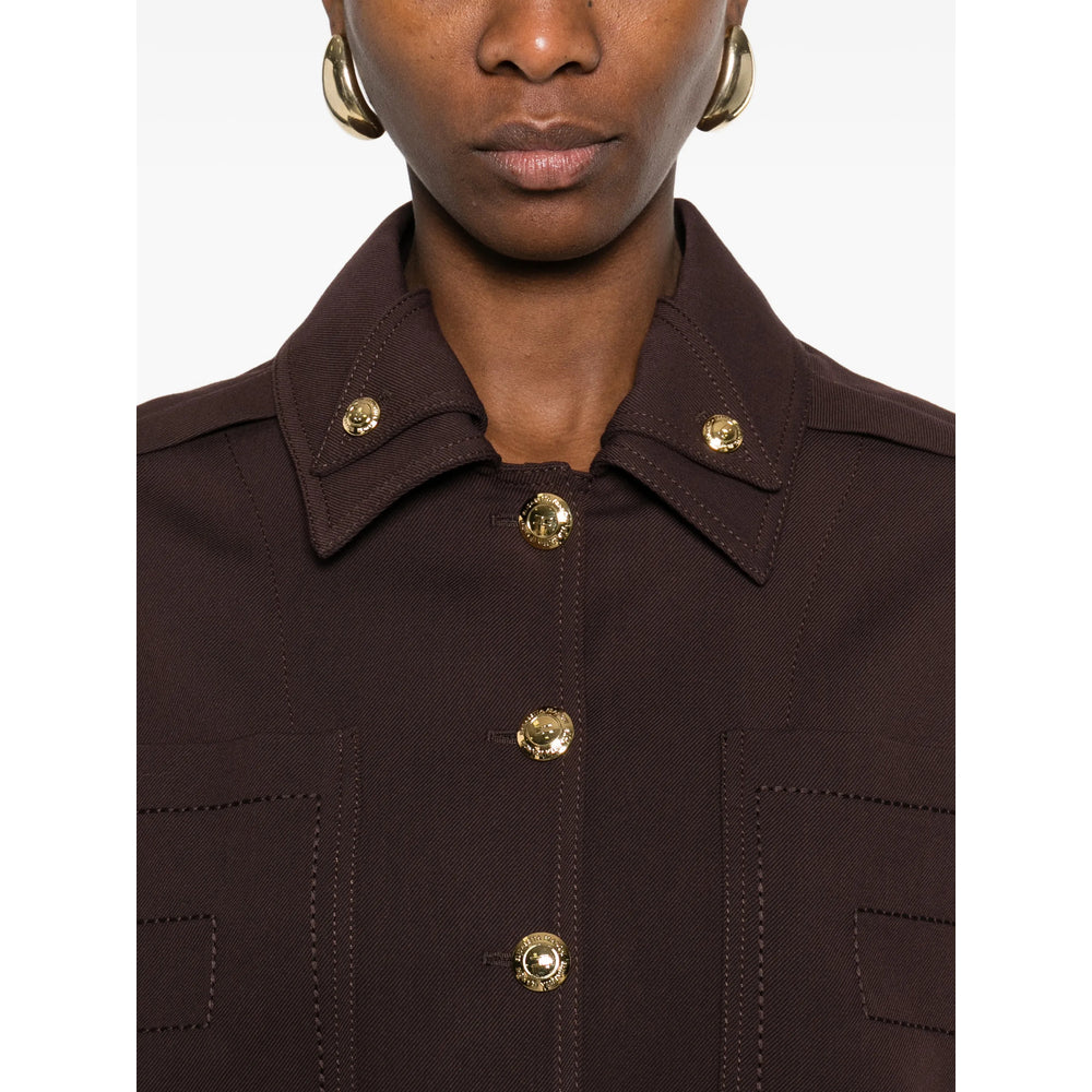 Elisabetta Franchi Outerwears - Marrone | 73dde3762c89bf7ee3e41347e5cc0afee7af53bb