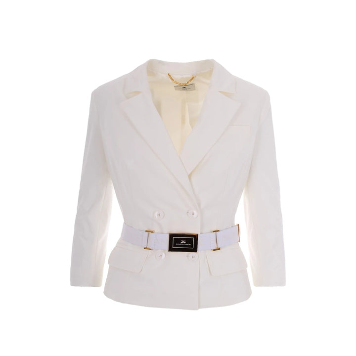 Elisabetta Franchi Giacche - Bianco | 445be1d405e6303be5a662756895fb5d295f637b