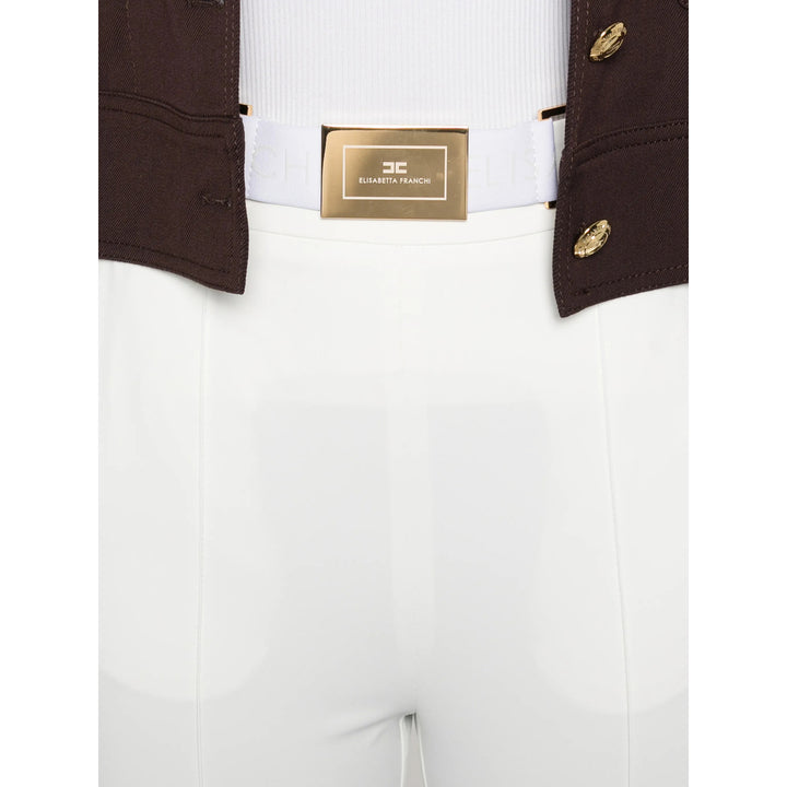 Elisabetta Franchi Pantaloni - Bianco | ab7d8d4ba8ba02af83475763b1eba6052cd80ff5
