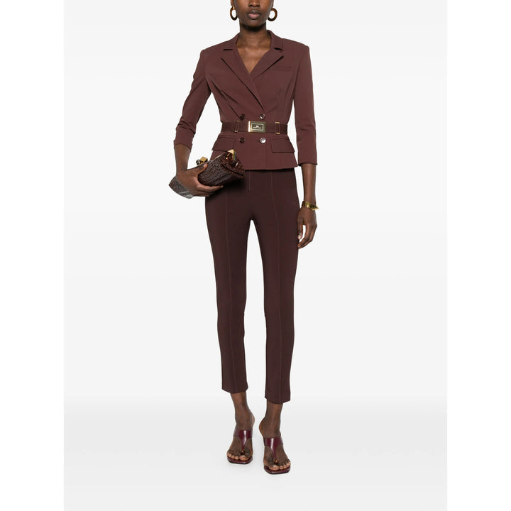 Elisabetta Franchi Pantaloni - Marrone | 57c4ebd1a049d1d40e2ba99f876bedb0797a074b