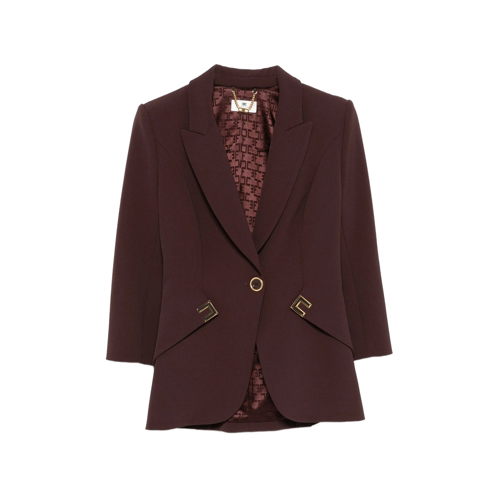 Elisabetta Franchi Giacche - Marrone | c0eb9dc78bda0246c090c7d131ed9316a132efb7