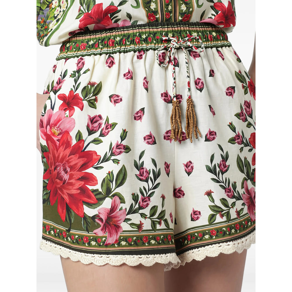 Farm Rio Shorts - Neutri, Rosso | f66f90e50bef0f7a8a0d15306e7367ed193f60dc