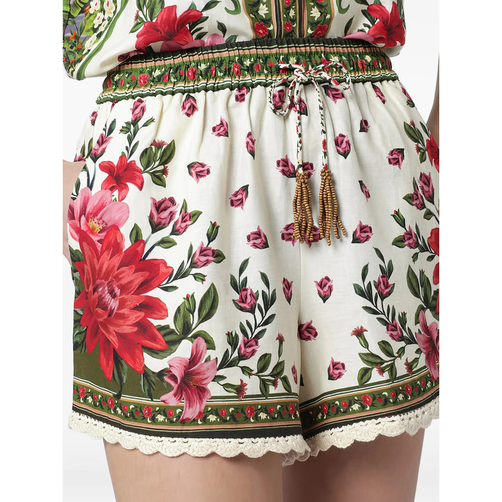 Farm Rio Shorts - Neutri, Rosso | f66f90e50bef0f7a8a0d15306e7367ed193f60dc