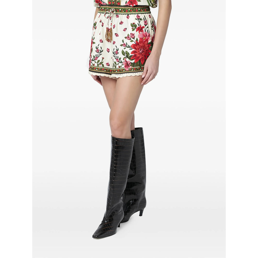 Farm Rio Shorts - Neutri, Rosso | 72a9d50eda0f64a229d9bcc8fc9cde8fb582e6ce