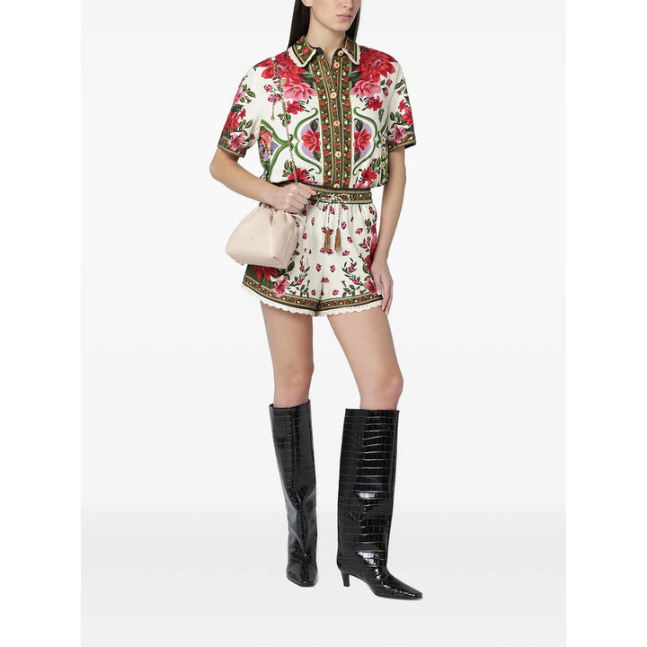 Farm Rio Shorts - Neutri, Rosso | 0e330a41bd556103d5170d72f0fb1ffd7a16af06