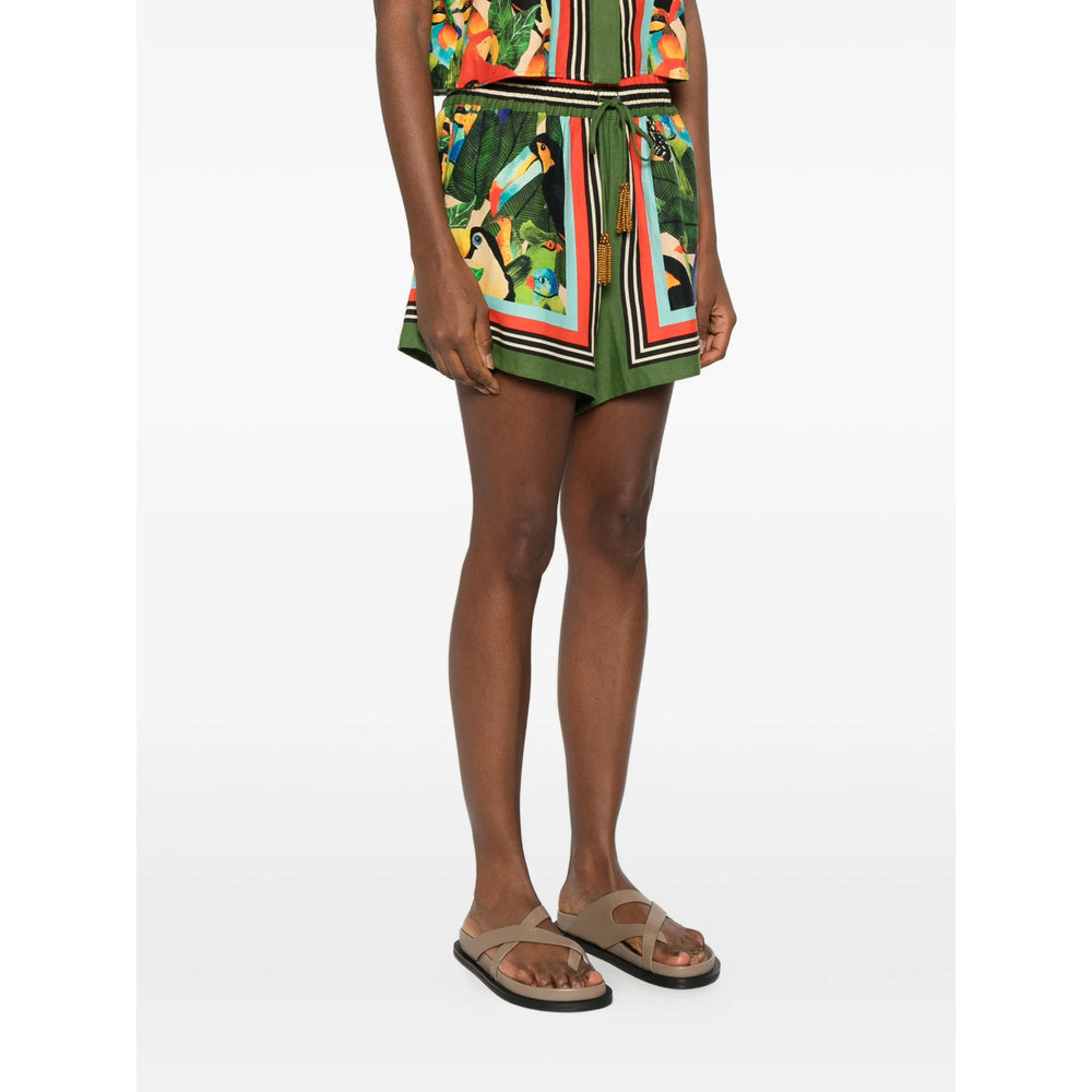 Farm Rio Shorts - Verde | 1e3ce7e04a4a48502d4fdea58e206dcad9647f5a