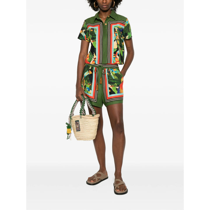 Farm Rio Shorts - Verde | a37f381c438bf76ad493e4eb4ed6c25e96c3ee53