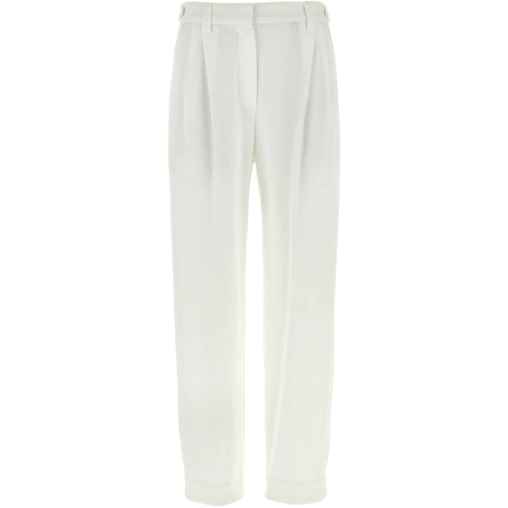 Brunello Cucinelli Pantaloni - Bianco | 8d4762ee3da3cf4b7f67663dc108530638fa035c