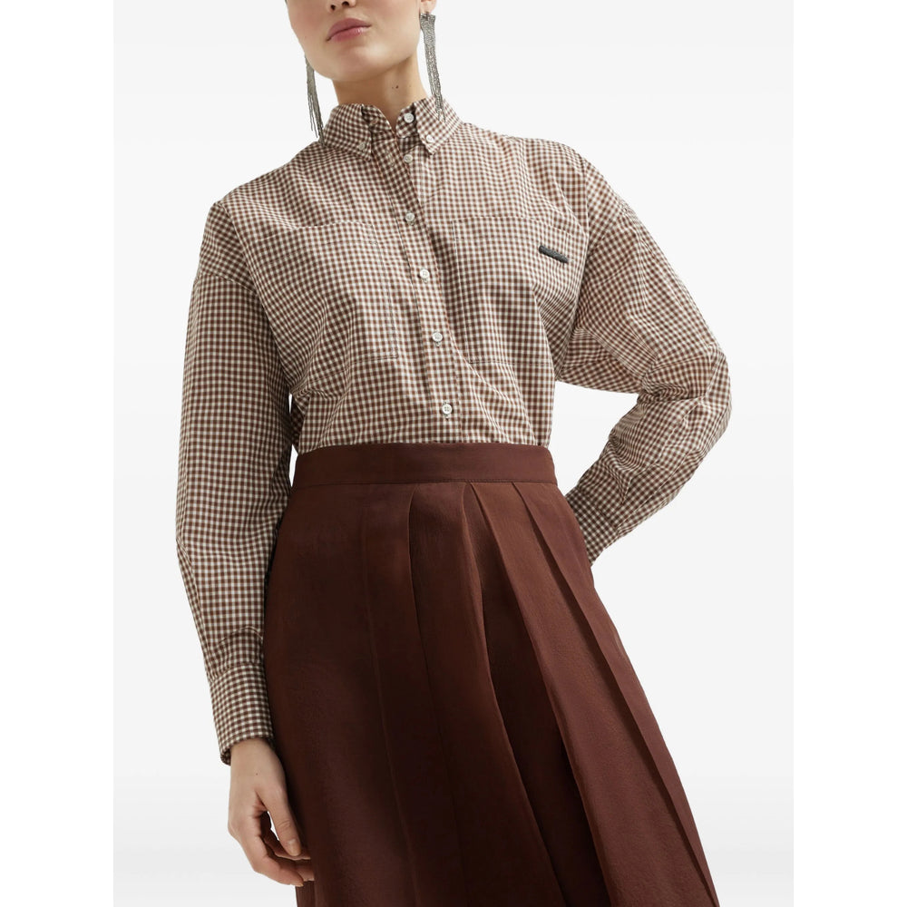 Brunello Cucinelli Gonne - Rosso | 2d58e12707c050cdce943009e2f1e2522be3c61b