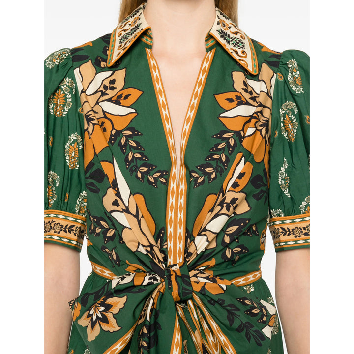 Farm Rio Abiti - Green/Orange | 97cbc83495613edfe2a5ebf8763ddff72b9c6ccb