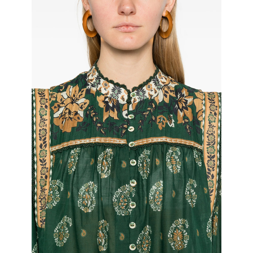 Farm Rio Camicie - Green/Orange | fe74509a192c3efe6468323d7ff17638ed79dc26