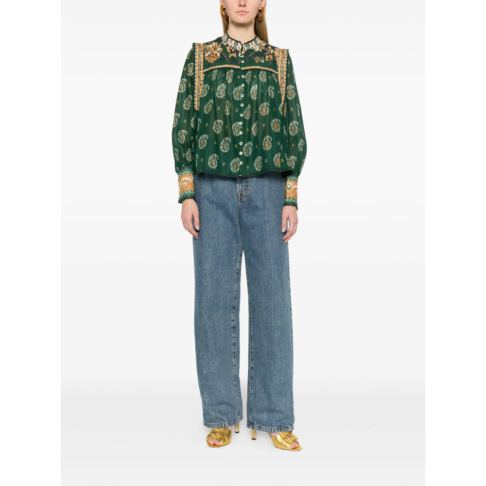 Farm Rio Camicie - Green/Orange | 7d20c0a42a1fa96df0076c8534de75bbd77fb5ec