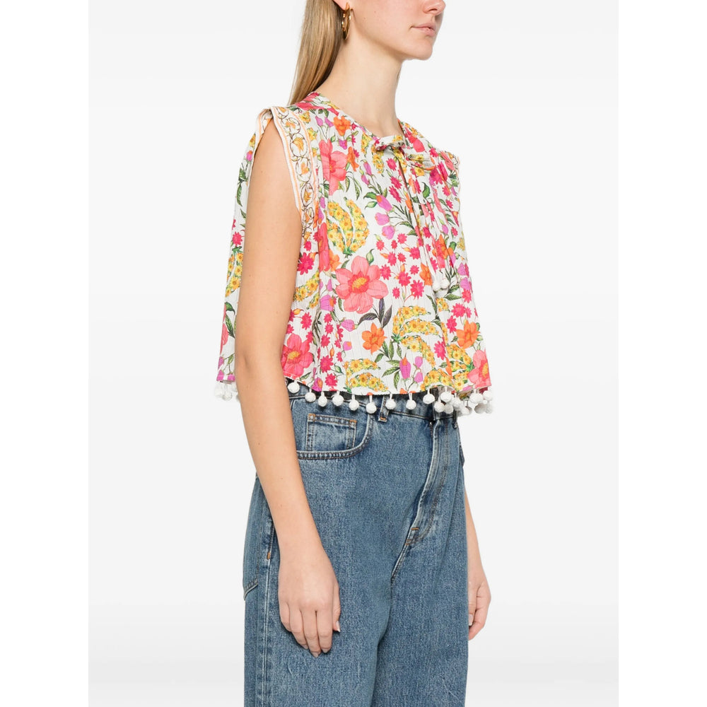 Farm Rio Camicie - Bianco, Rosa | 1feb60ecc142a17ad06d2ea364046d81fd6b3671