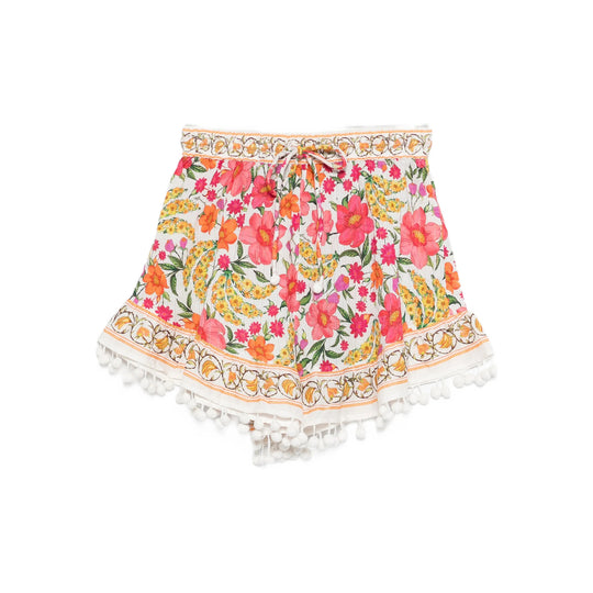 Shorts Bianco, Rosa