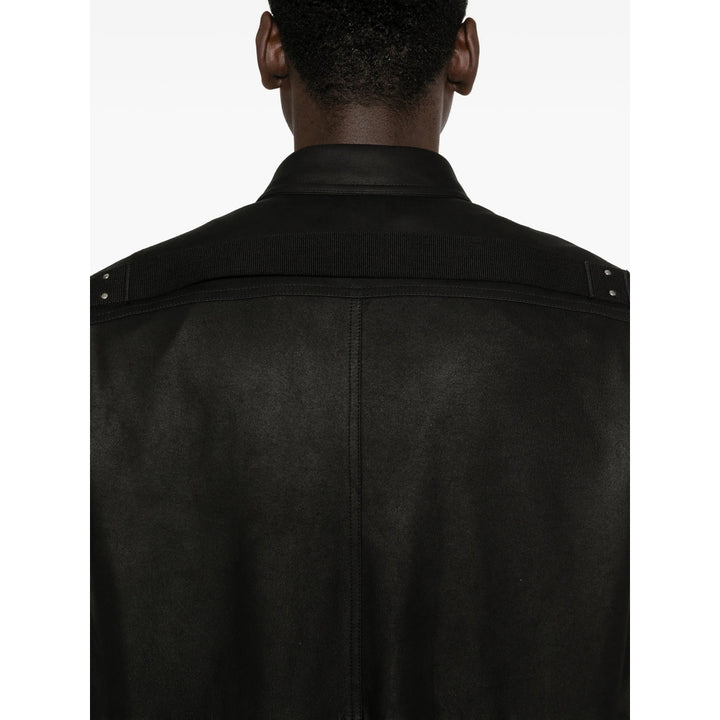 Rick Owens Leather Outerwears - Nero | 7c86009f17b78e1795cc8f3d97b7bd0a7c8e101f
