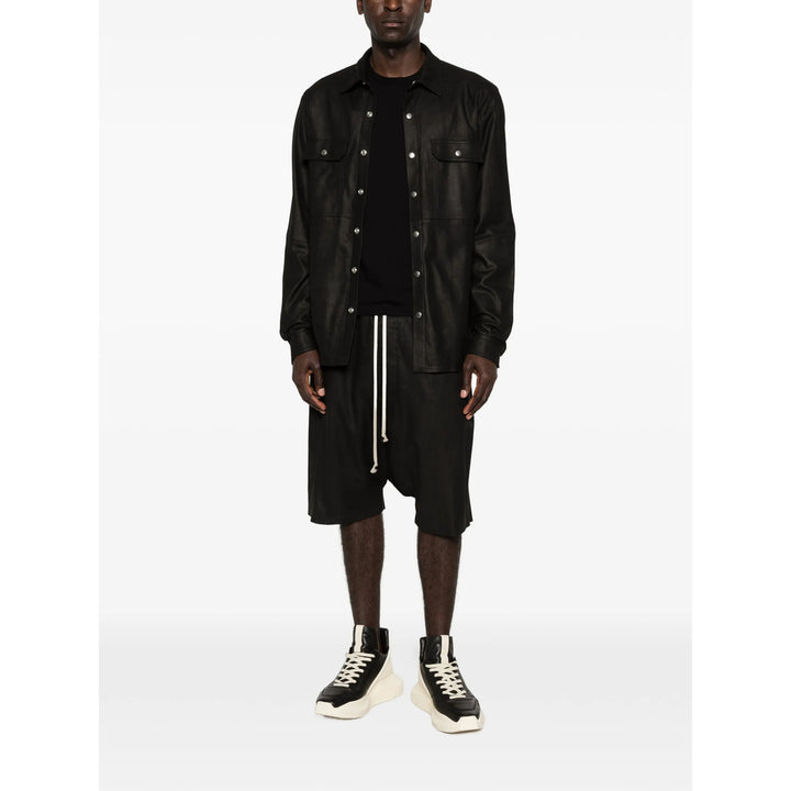 Rick Owens Leather Outerwears - Nero | 2a780976874f1f49a2df854b1e0e298a01bde5ee