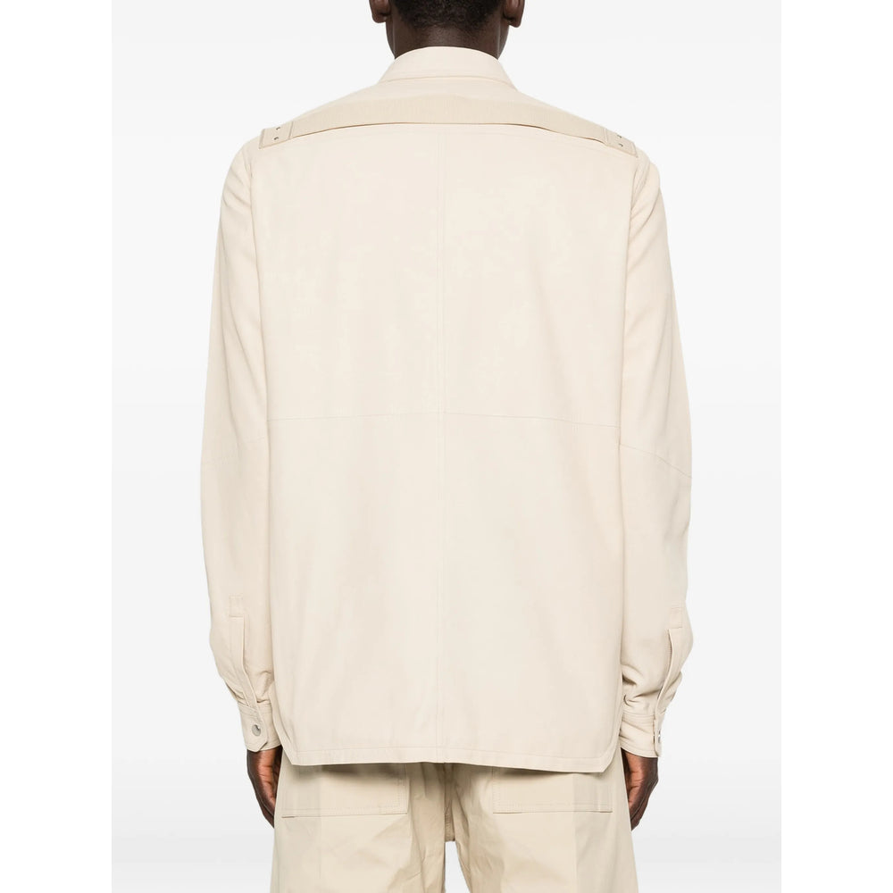 Rick Owens Leather Outerwears - Neutro | 166df923edf791eeda3cbd797f8426a07d4d09a5