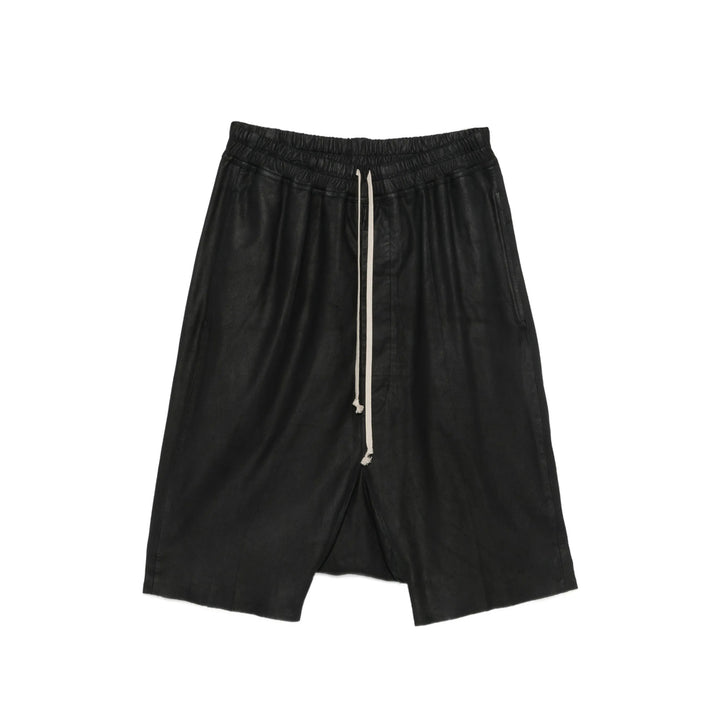 Rick Owens Leather Pants - Nero | 367fcf86c5fb92e4b87dd0005ae680d39f1aa6f1