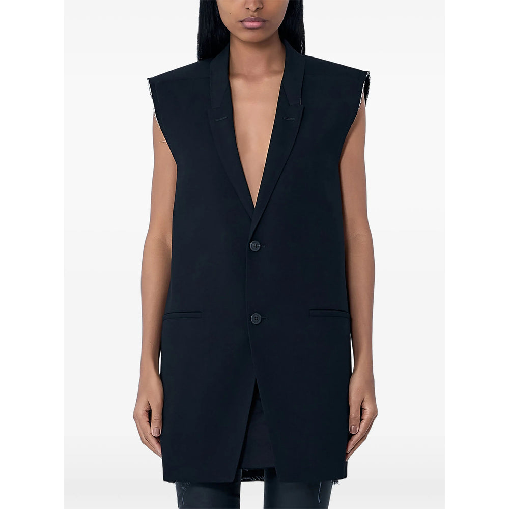 Rick Owens Waistcoats - Nero | 330f6e9be39bce5b944c798c18926d48764f9792