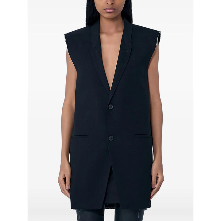 Rick Owens Waistcoats - Nero | 330f6e9be39bce5b944c798c18926d48764f9792