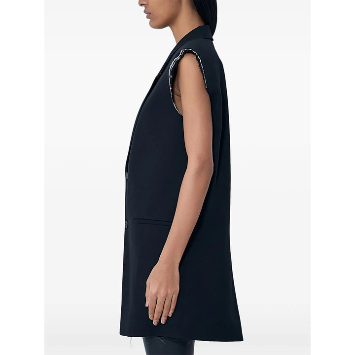 Rick Owens Waistcoats - Nero | d41808adca392ff21dff20c926e2bbdffcc852fa