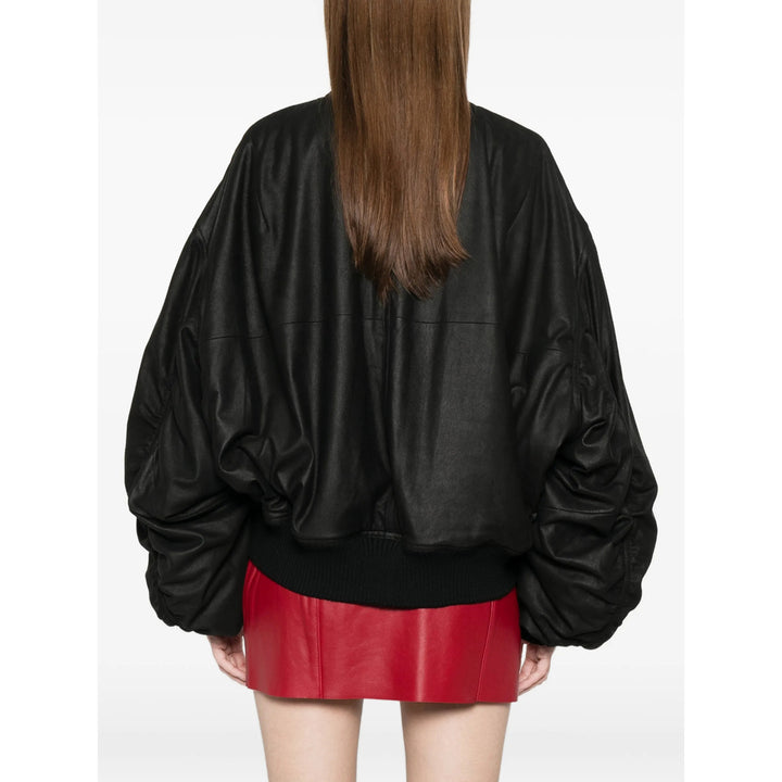 Rick Owens Leather Outerwears - Nero | fc23804f1b120130f34a92d3c3163983a8de678c