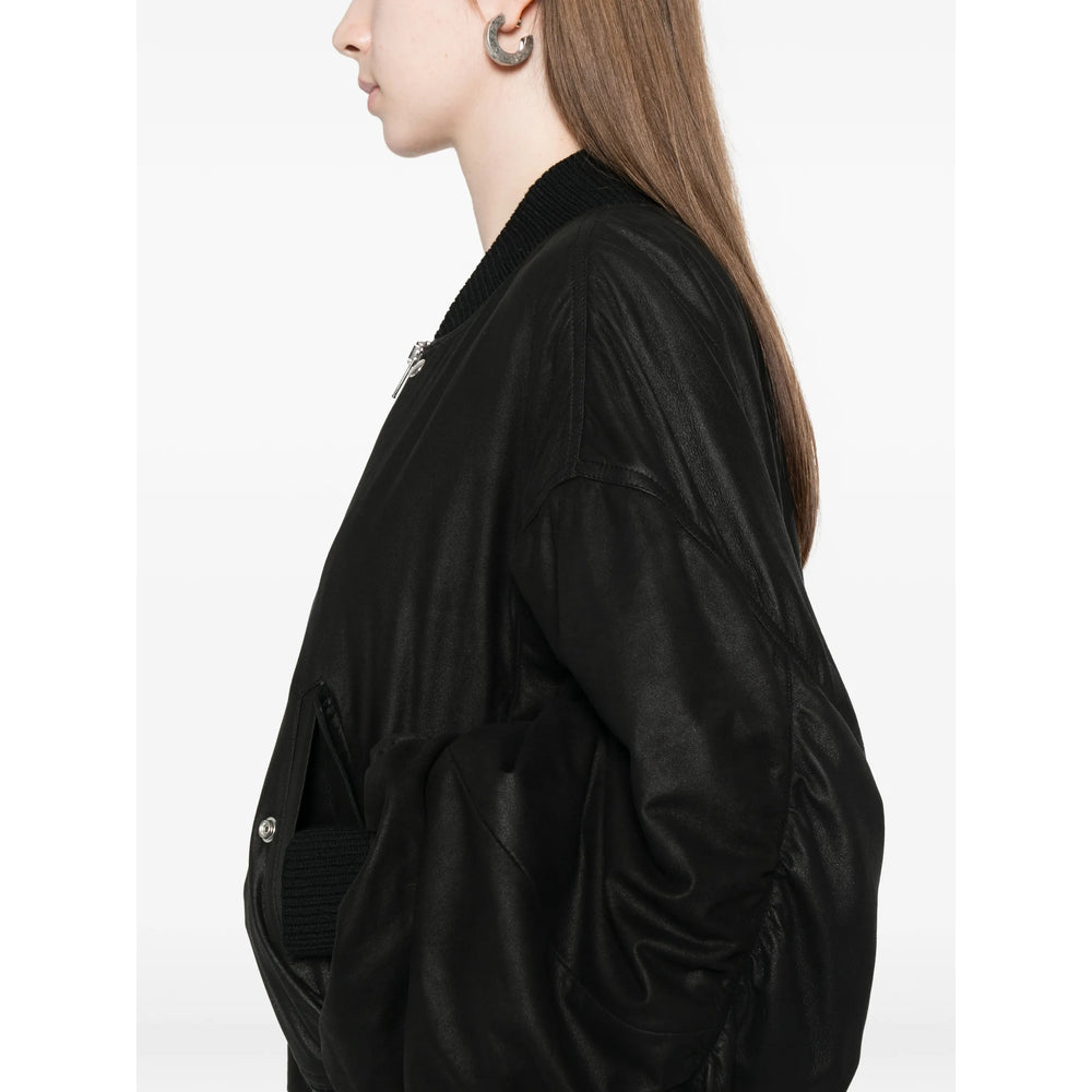 Rick Owens Leather Outerwears - Nero | ab195772d36d9963fdecf1b251138454192d3c54