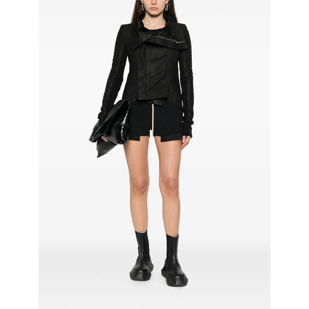Rick Owens Leather Outerwears - Nero | fdb24630d65437c8ebbf1e00420454753f27b19f