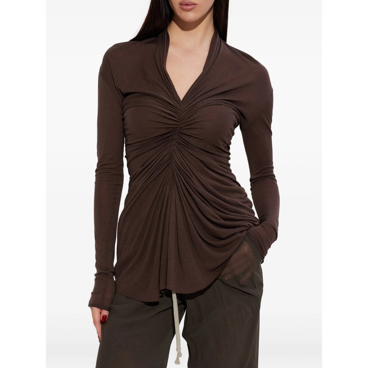 Rick Owens T Shirt - Marrone | e0cdccaecfc154c024a01cf74b03283a685e9c1d