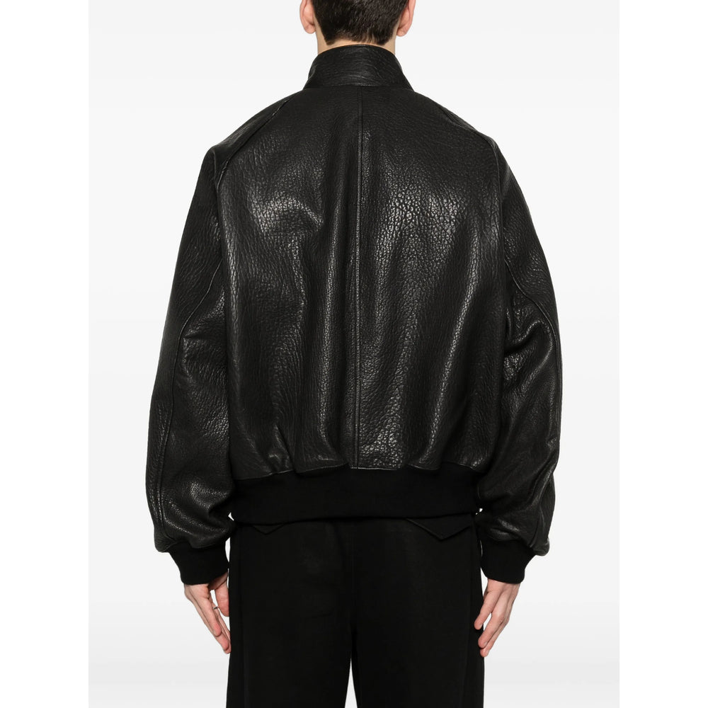 Studio Nicholson Leather Outerwears - Nero | 41301ad56ee241df39b4de750a46119d06e36095
