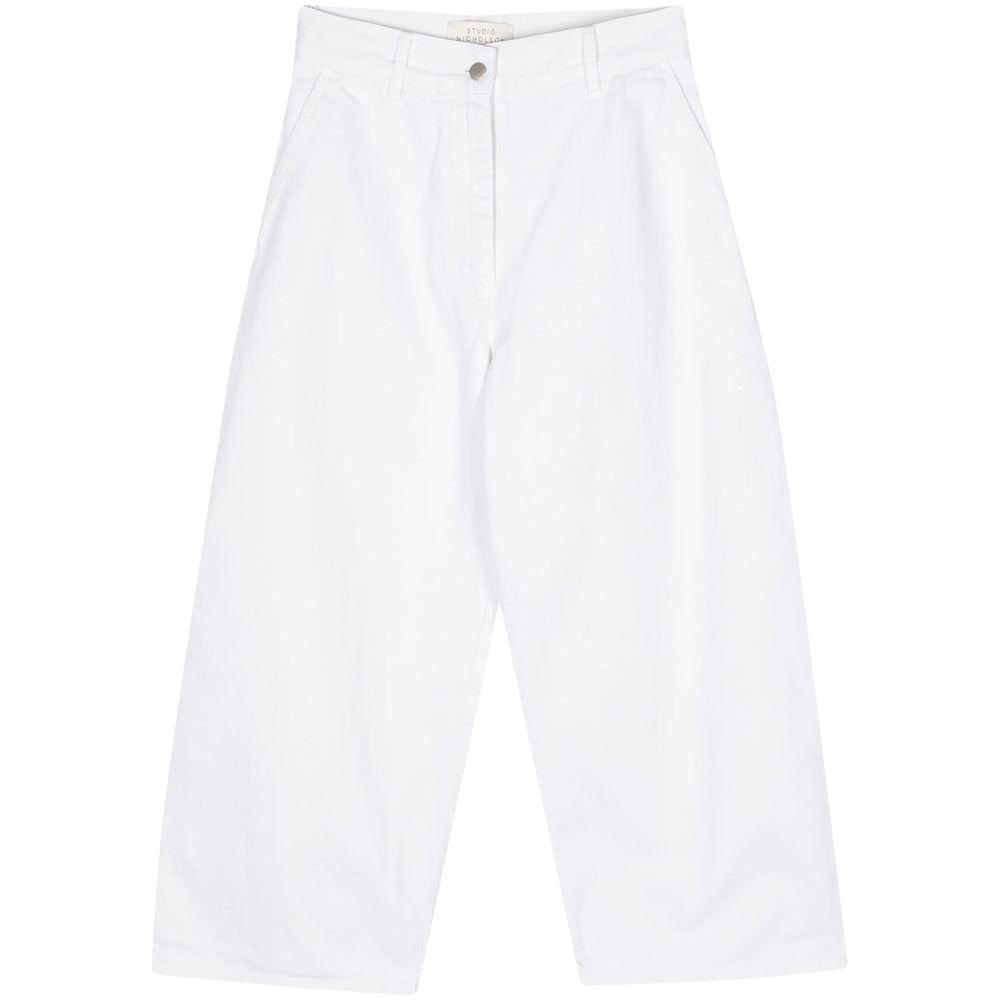 Studio Nicholson Pantaloni - Bianco | 61c12cf9eda6cd1f7a09d13a1169d5f6bd587a96