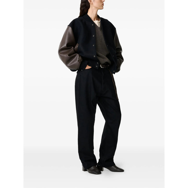 Studio Nicholson Leather Outerwears - Nero, Marrone | f337e3d4747adf3342a218f0152d3ad49bb57e64