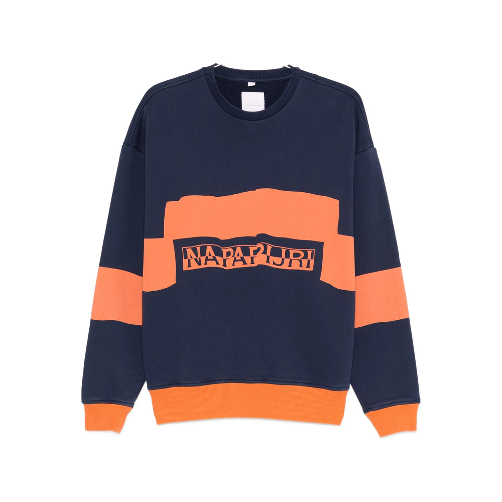Napapijri T Shirt - Blu, Arancione | 6a89ba8f2084b89c2a5673fe5d9413f4d3113841
