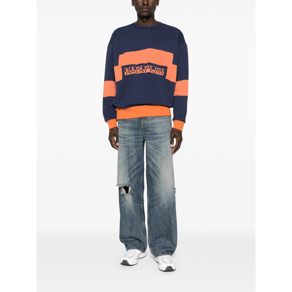 Napapijri T Shirt - Blu, Arancione | 3490b50bca068362147b8f3e7ae7e1823dd809c8