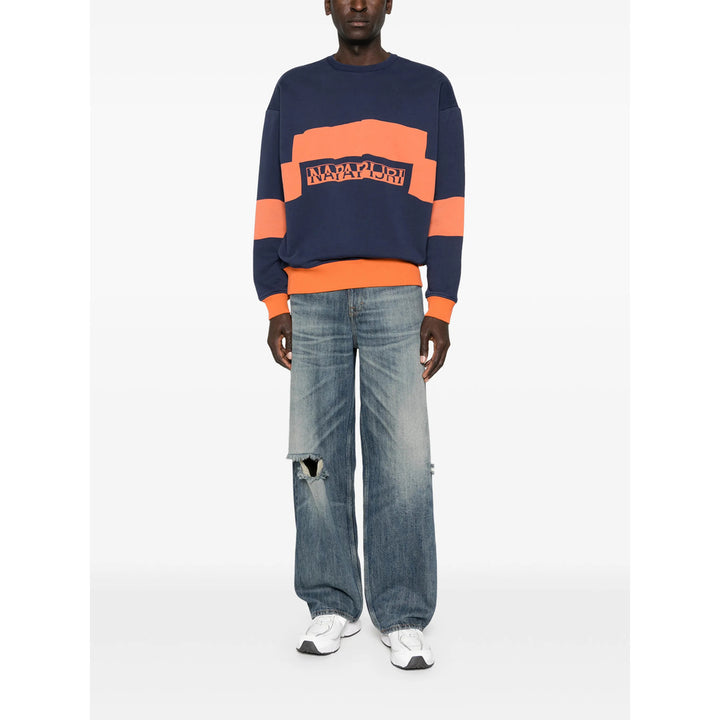 Napapijri T Shirt - Blu, Arancione | 3490b50bca068362147b8f3e7ae7e1823dd809c8