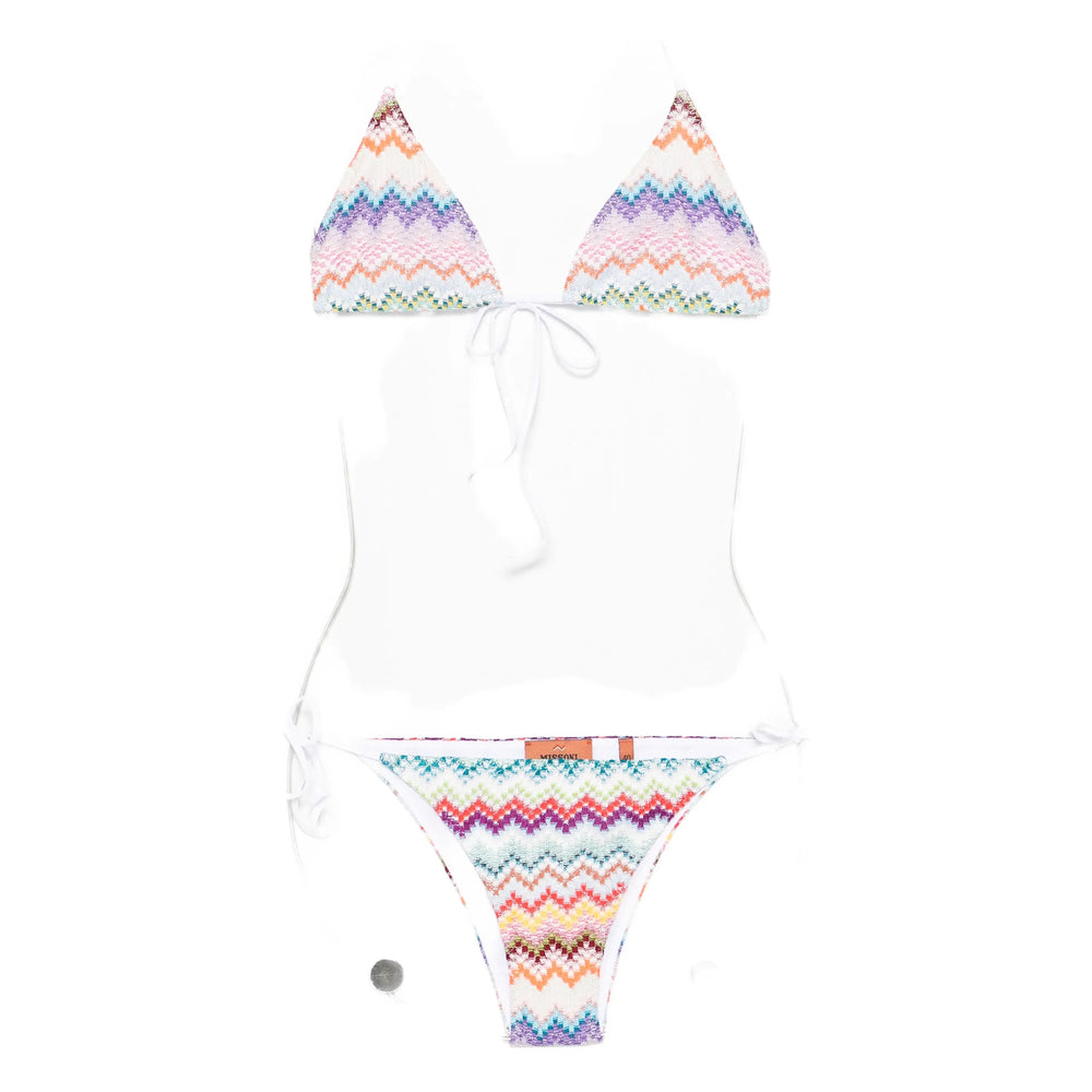 Missoni Beachwear - Bianco, Blu | d561a9aac02dd9351668e1e852899ecf93157b99