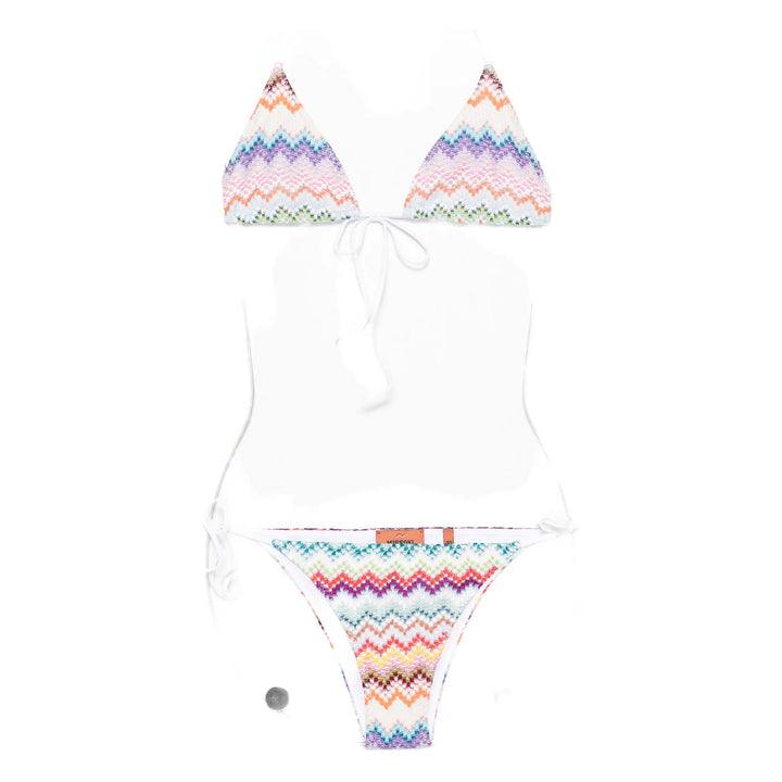 Missoni Beachwear - Bianco, Blu | d561a9aac02dd9351668e1e852899ecf93157b99