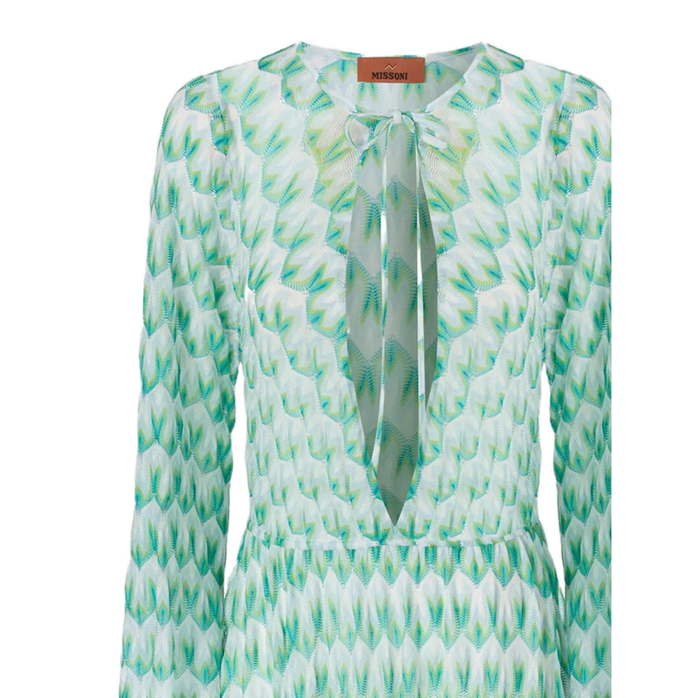 Missoni Abiti - Bianco, Verde | 50a97dddda573f7252470f261573d2f4a86455ca