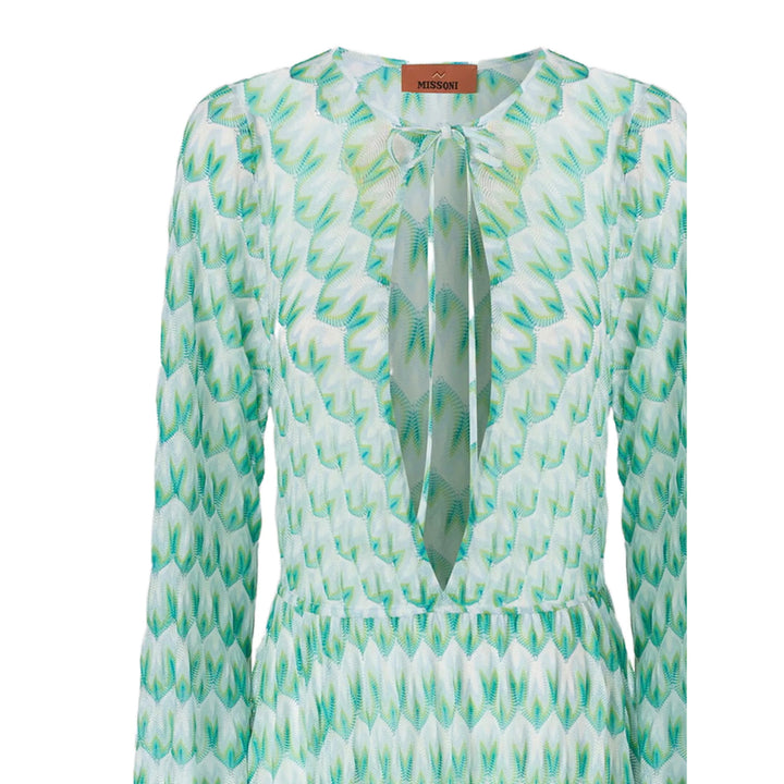 Missoni Abiti - Bianco, Verde | 50a97dddda573f7252470f261573d2f4a86455ca
