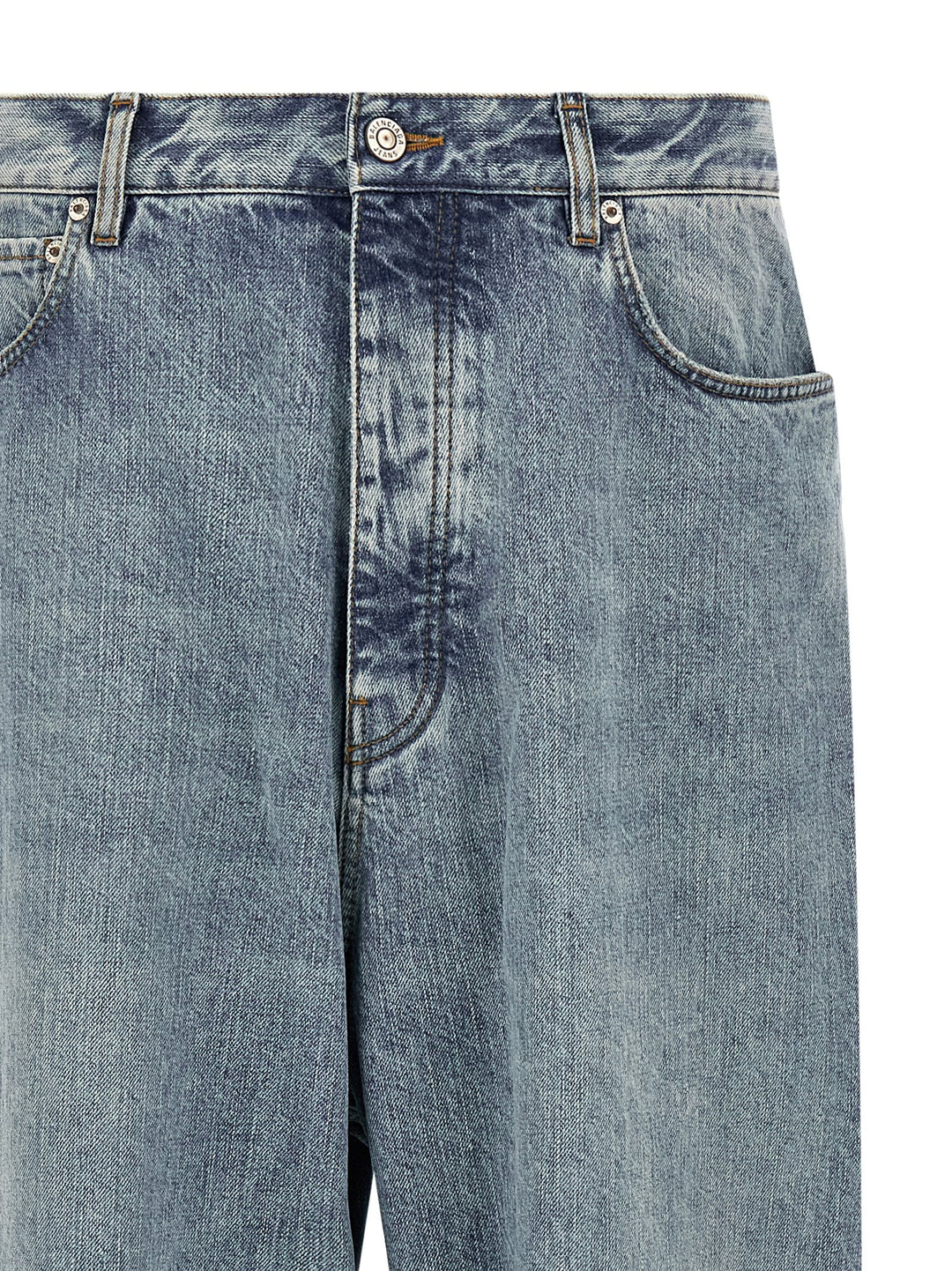 Balenciaga Wide Leg Jeans - Celeste | bfebd5a9684e3d045f06d4674c23c0700c4aecfa