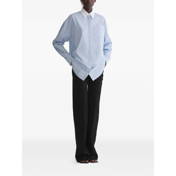 Mugler Camicie - Blu, Bianco | 418d756c722411524b2f5dd29116f30e26195e6f