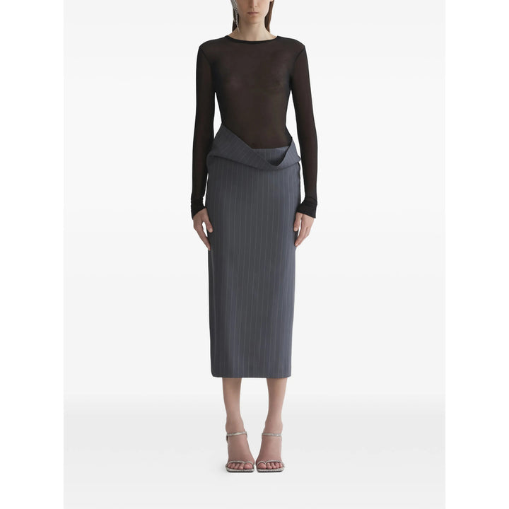 Mugler Bodysuits - Nero, Grigio | 8db256a357b17edee3f71de35ed6ee8ac8367d52