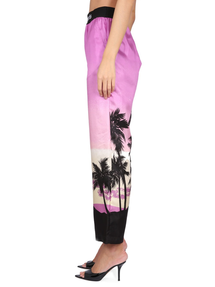 Palm Angels Pantaloni - Viola | Wanan Luxury