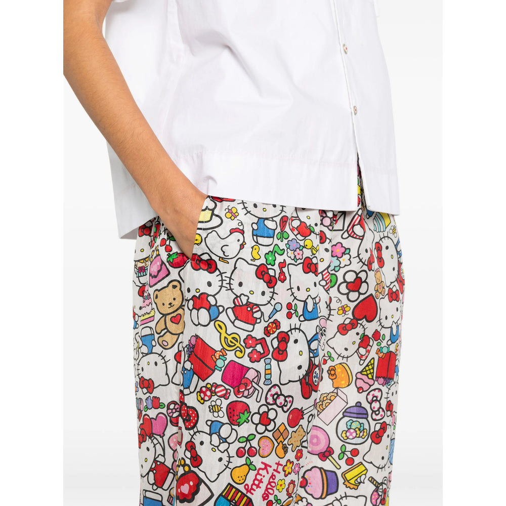 Pero Pantaloni - Bianco, Rosso | a4fb30a823432c4067fcbb6efee60a4f620d88d0