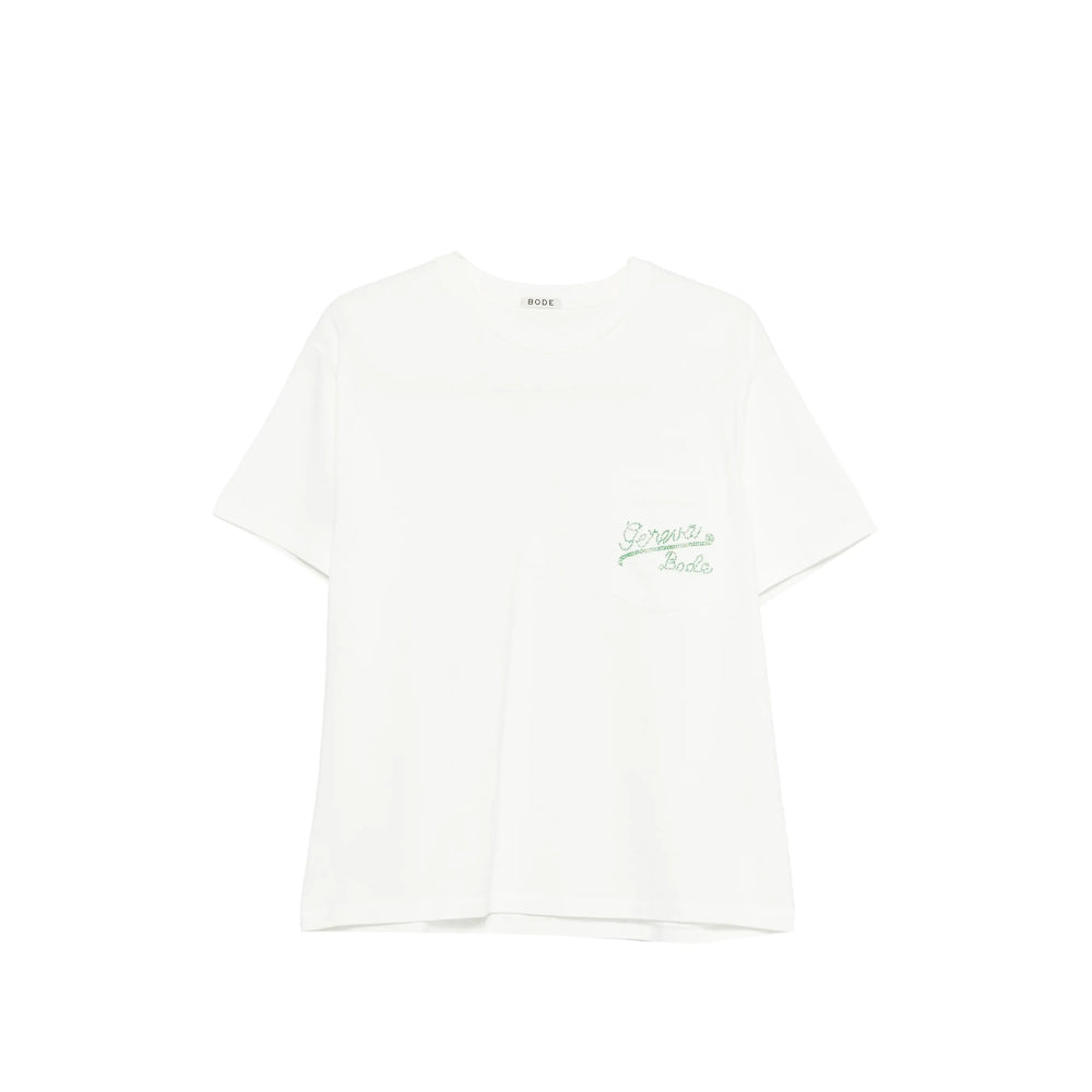 Bode T Shirt - Bianco | da44eca68b5f39bc603616a89cbbc159ac71436b