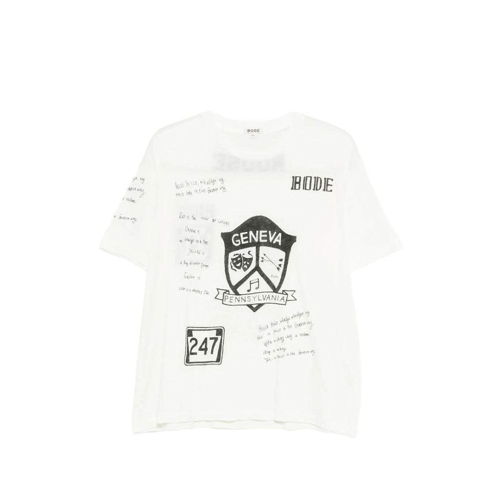 Bode T Shirt - Bianco, Nero | 7f9438ed74e34c5b941b1190c12105c5d1ced020