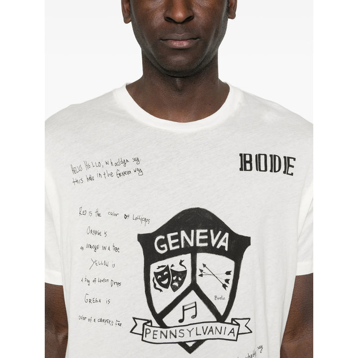 Bode T Shirt - Bianco, Nero | 5ad3854d7269e24602d07a661afaa503fad5d36f
