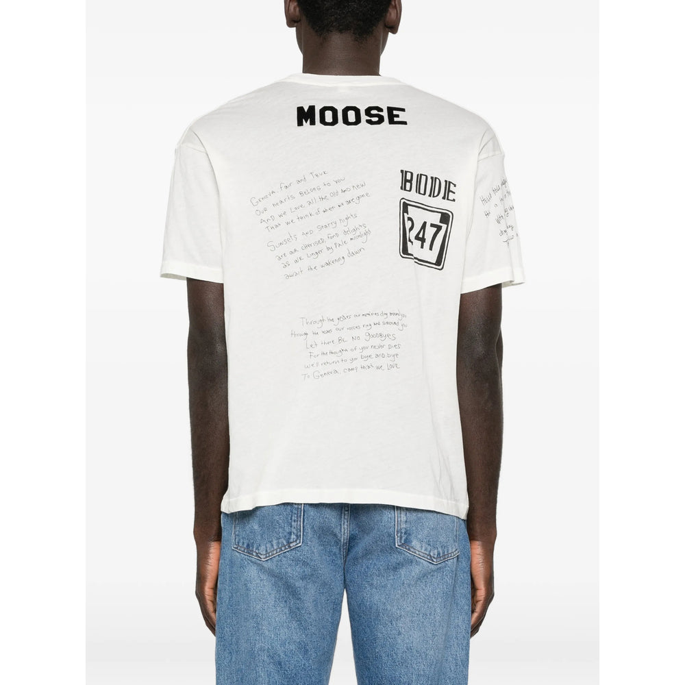 Bode T Shirt - Bianco, Nero | c906070191f7d3e83bc4bf5e155be8afe9f9a888