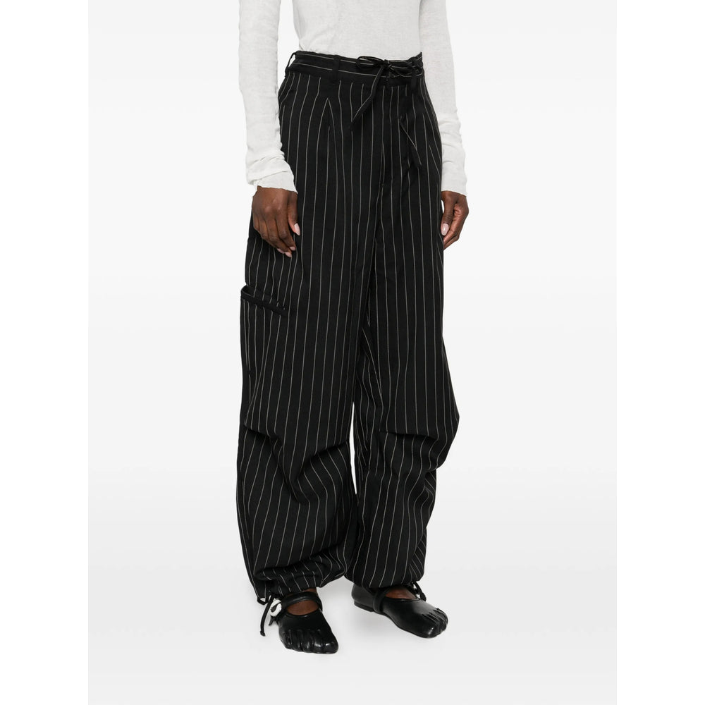 Y-3 Pantaloni - Nero, Bianco | ed0370dfd517b7c1a1e4105948af501d106fde04